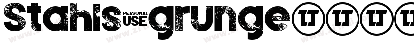 Stahls grunge字体转换